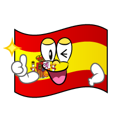 Thumbs up Spanish Flag