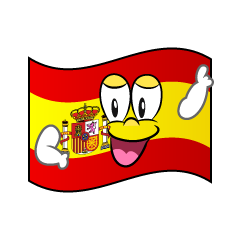 Posing Spanish Flag