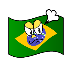 Angry Brazilian Flag
