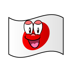 Smiling Japanese Flag