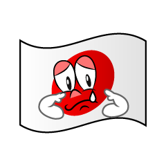 Sad Japanese Flag