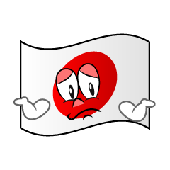 Troubled Japanese Flag