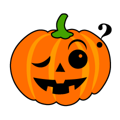 Thinking Halloween Pumpkin