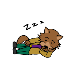Sleeping Wolf Man