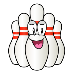 Smiling Bowling Pin