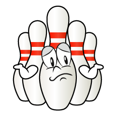 Troubled Bowling Pin