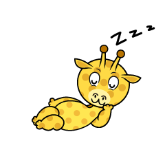 Sleeping Giraffe