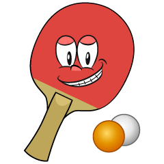Grinning Table Tennis