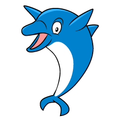 Blue Dolphin Surprising