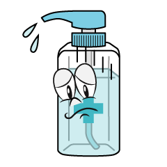 Depressed Hand Sanitizer