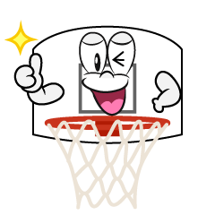 Thumbs up Basketball Goal