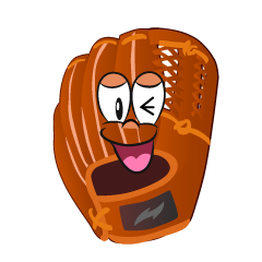 Laughing Baseball Glove
