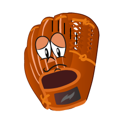Depressed Baseball Glove