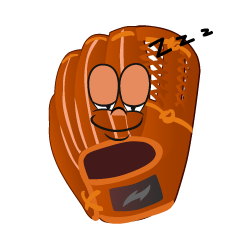 Sleeping Baseball Glove