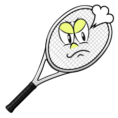 Angry Tennis Racket