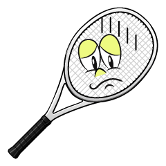 Depressed Tennis Racket