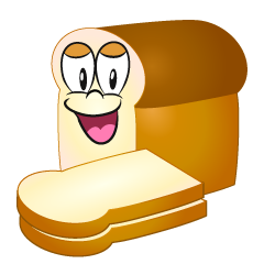 Smiling Toast Bread