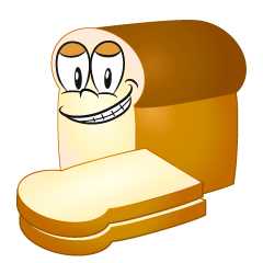 Grinning Toast Bread