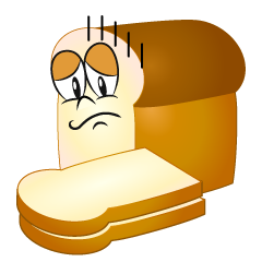 Depressed Toast Bread