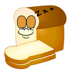 Sleeping Toast Bread