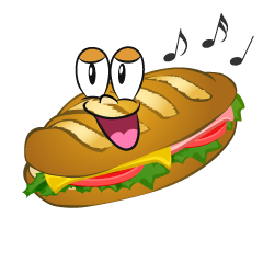 Singing Baguette Sandwich