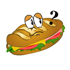 Thinking Baguette Sandwich