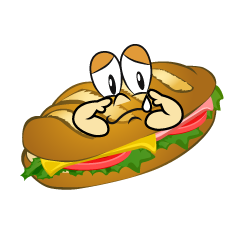 Sad Baguette Sandwich
