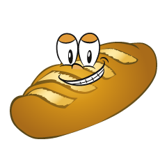 Grinning French Bread