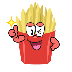 Thumbs up French Fries