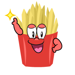 Posing French Fries