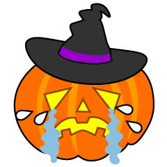 Crying Witch Pumpkin
