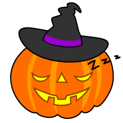 Sleeping Witch Pumpkin