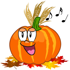 Singing Thanksgiving Pumpkin