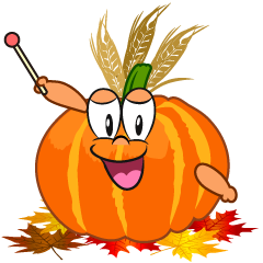Speaking Thanksgiving Pumpkin