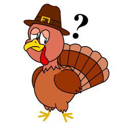 Thinking Thanksgiving Turkey