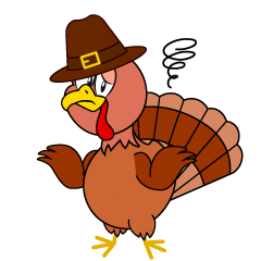 Troubled Thanksgiving Turkey