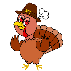 Enthusiasm Thanksgiving Turkey