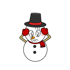 Troubled Snowman