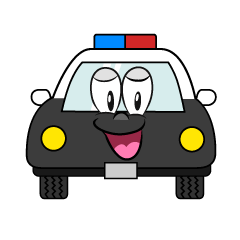 Smiling Police Car