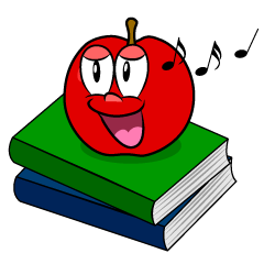 Singing Apple and Book