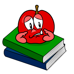 Sad Apple and Book