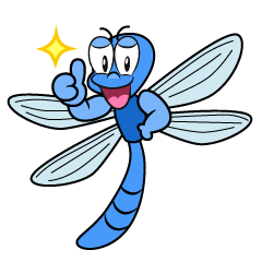 Thumbs up Dragonfly