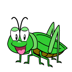 Smiling Grasshopper