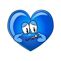 Sad Blue Heart