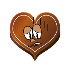 Depressed Heart Chocolate