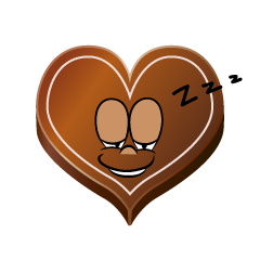 Sleeping Heart Chocolate