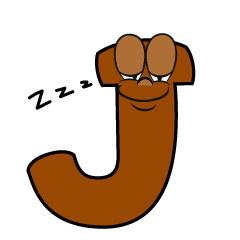 Sleeping J