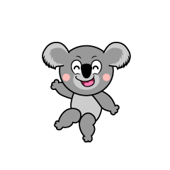 Smiling Koala