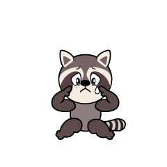 Sad Raccoon