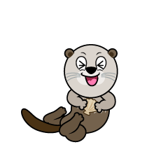 Laughing Sea Otter